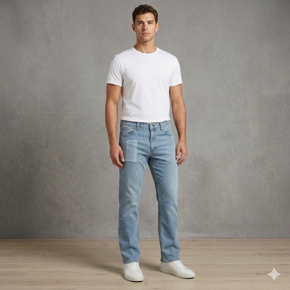 Levis 511 Mens Size 36x30 Slim Fit Jeans Denim Blue Stretch Casual Classic Work